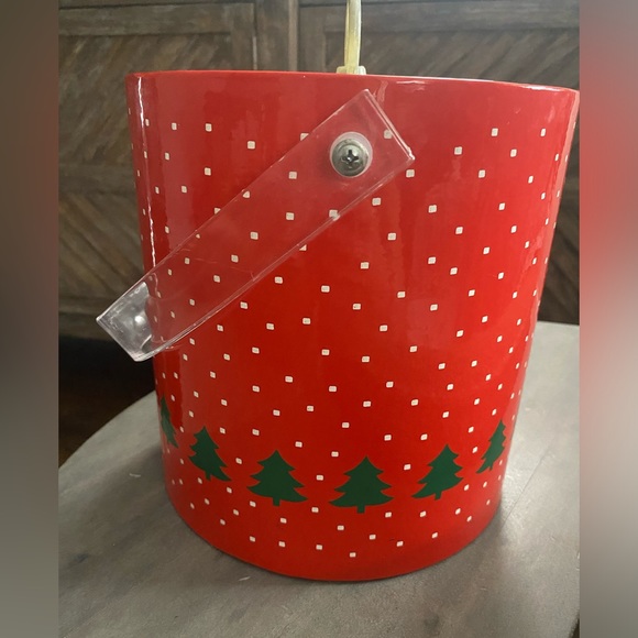 *Rare* Waechtersbach Germany Holiday Christmas Tree Snowflake Ice Bucket 1980s - Picture 4 of 7